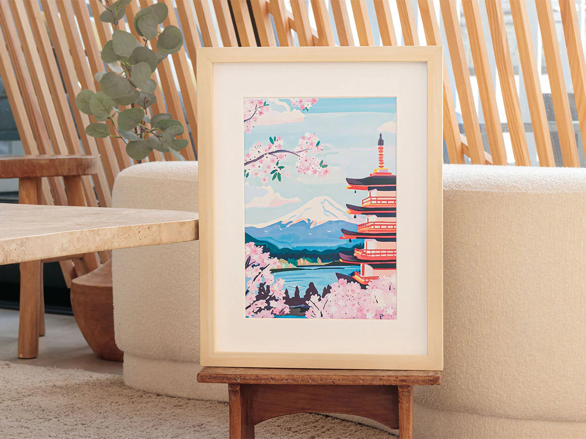Coffret peinture au numéro - Mont Fuji