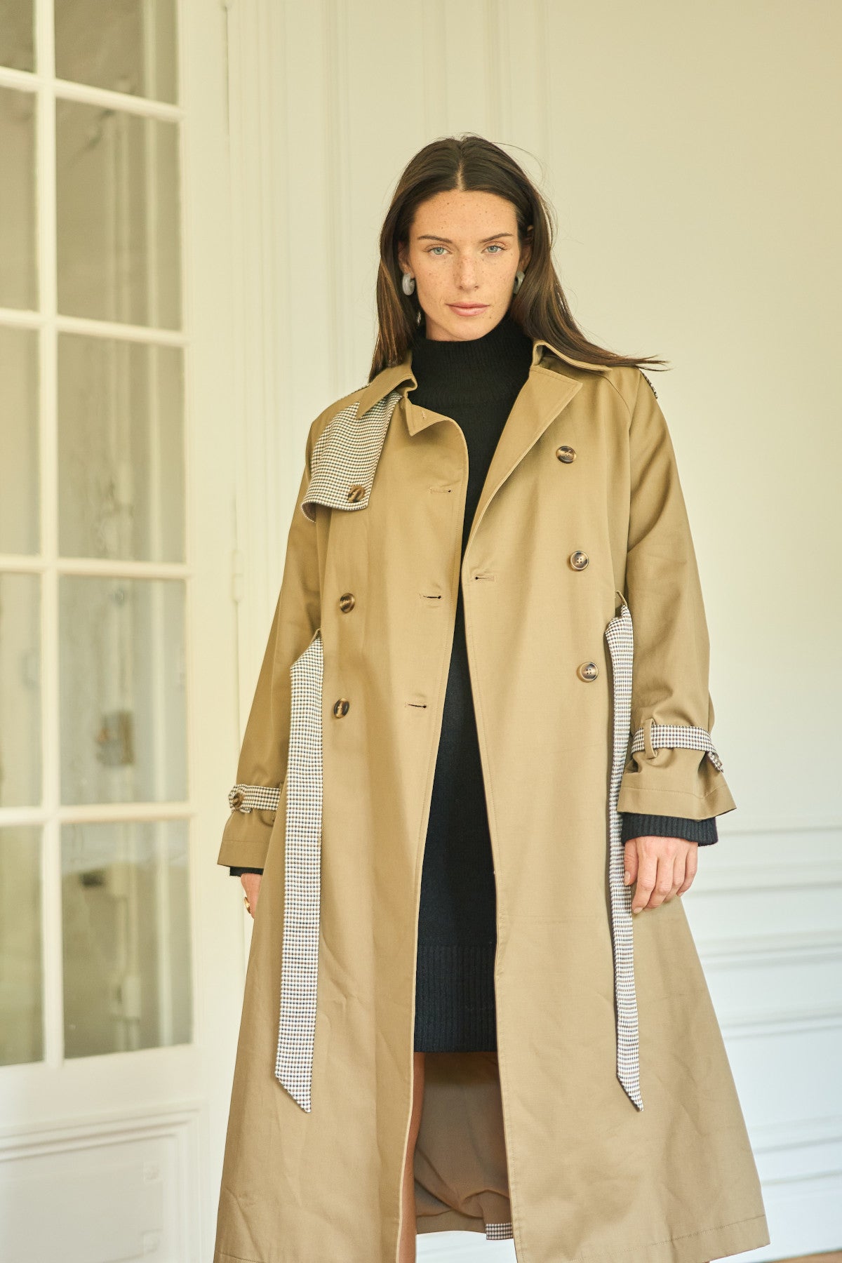 Trench long Vivi beige