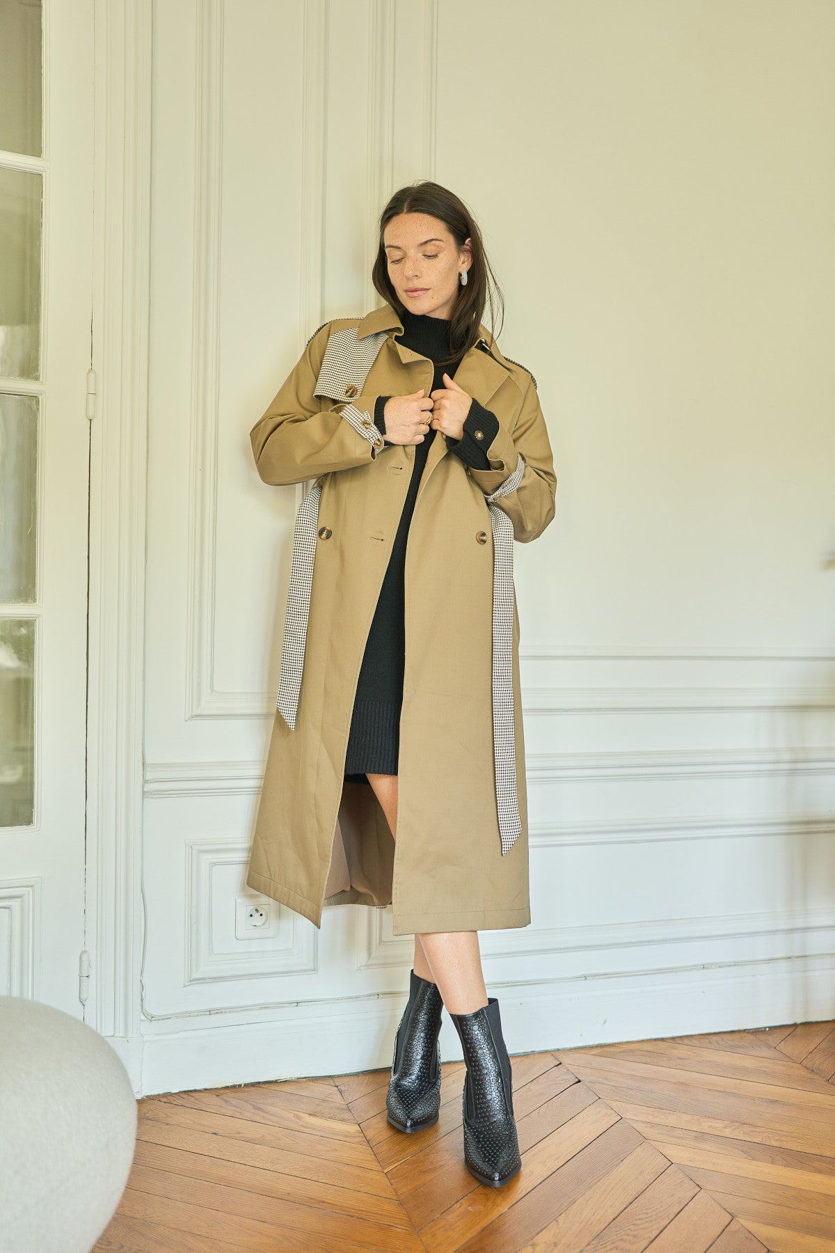 Trench long Vivi beige
