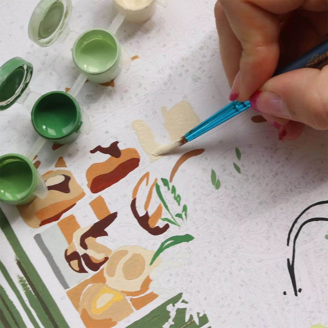 Coffret de peinture au numéro - Boulangeries Parisiennes