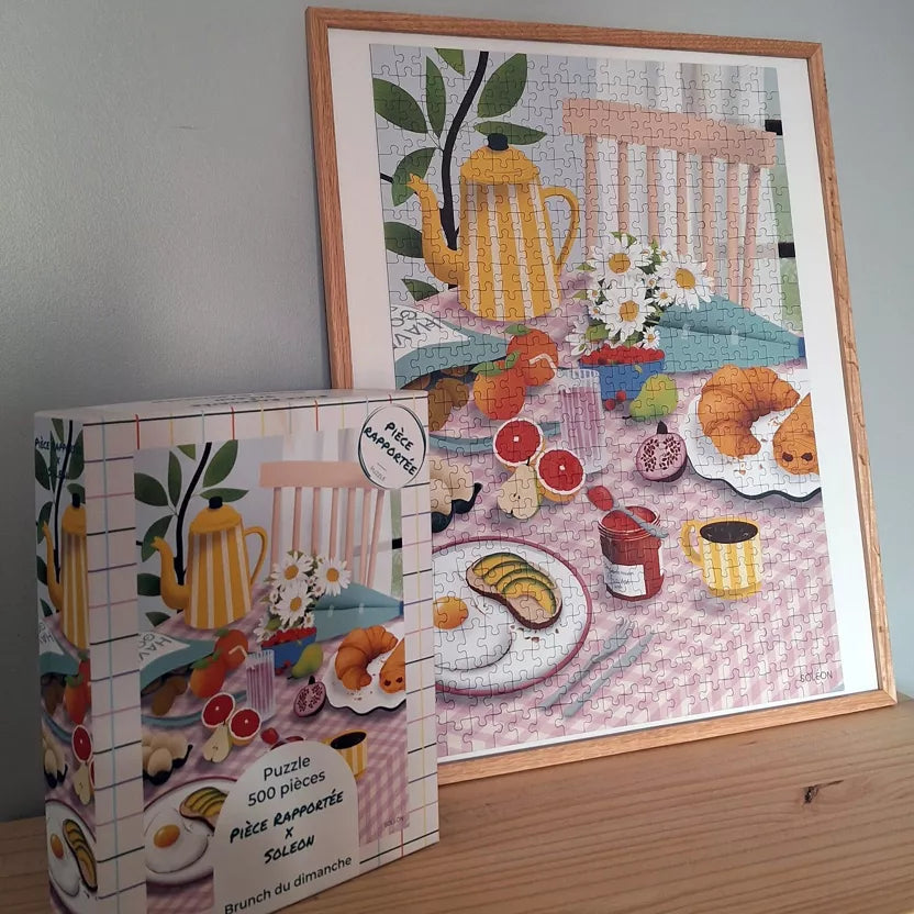 Puzzle 500 pièces - Brunch du dimanche - Margothe