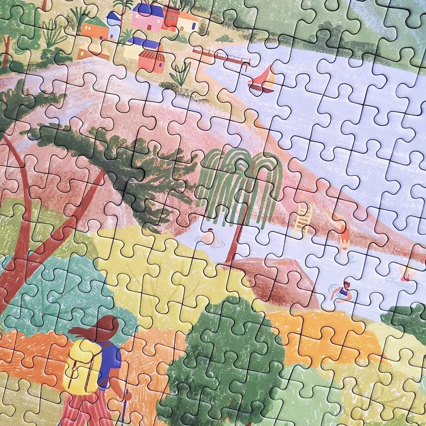 Puzzle 500 pièces - Balade entre ciel et terre - Margothe