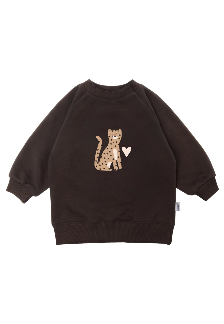 Ensemble 2 pièces avec sweat-shirt et leggings "Léopard"