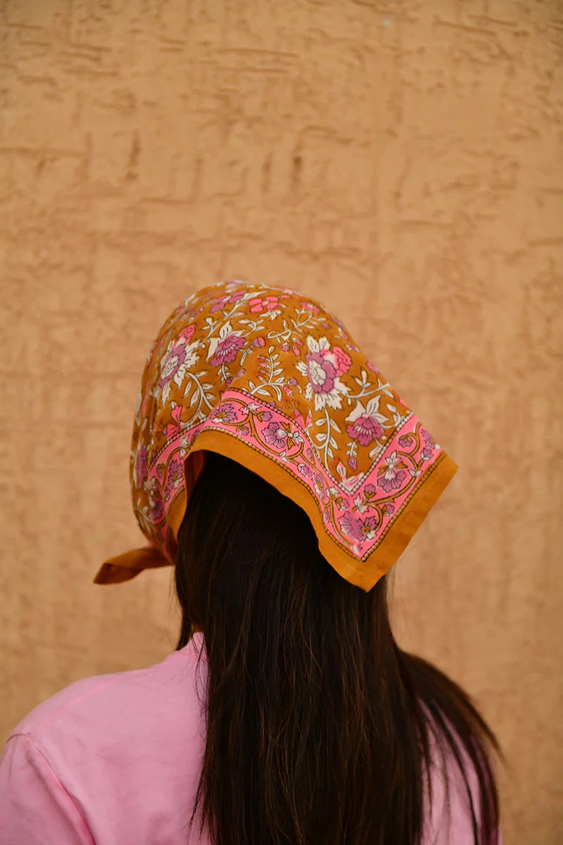 Petit foulard CALYPSO Caramel - Byzantine