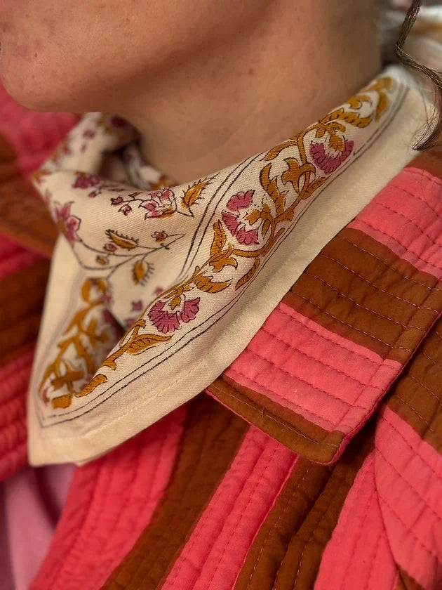 Petit foulard N°116 Sable Byzantine - Margothe