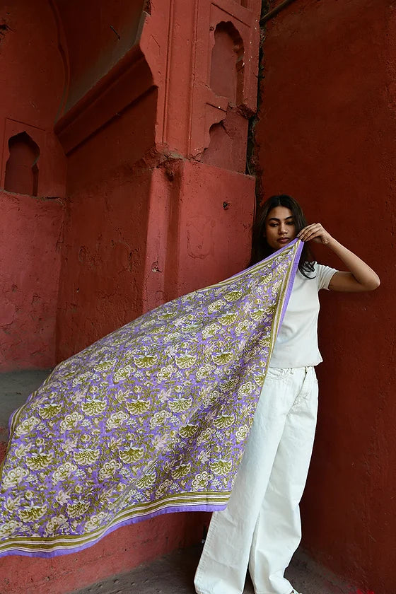 Foulard Constantine Lilas Byzantine - Margothe