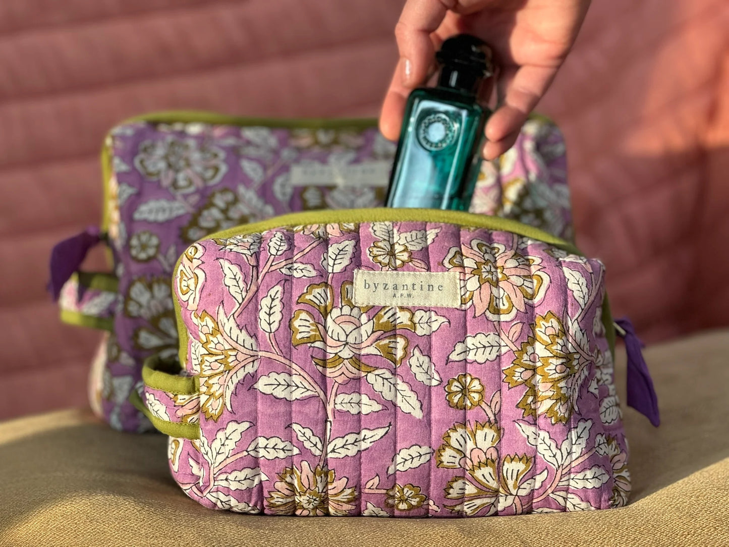 Petite trousse de toilette - Carthage Lilas - Margothe