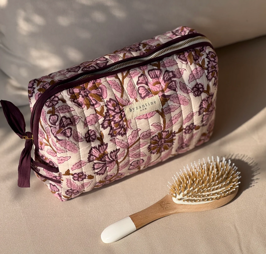 Petite trousse Carthage prune - Byzantine - Margothe