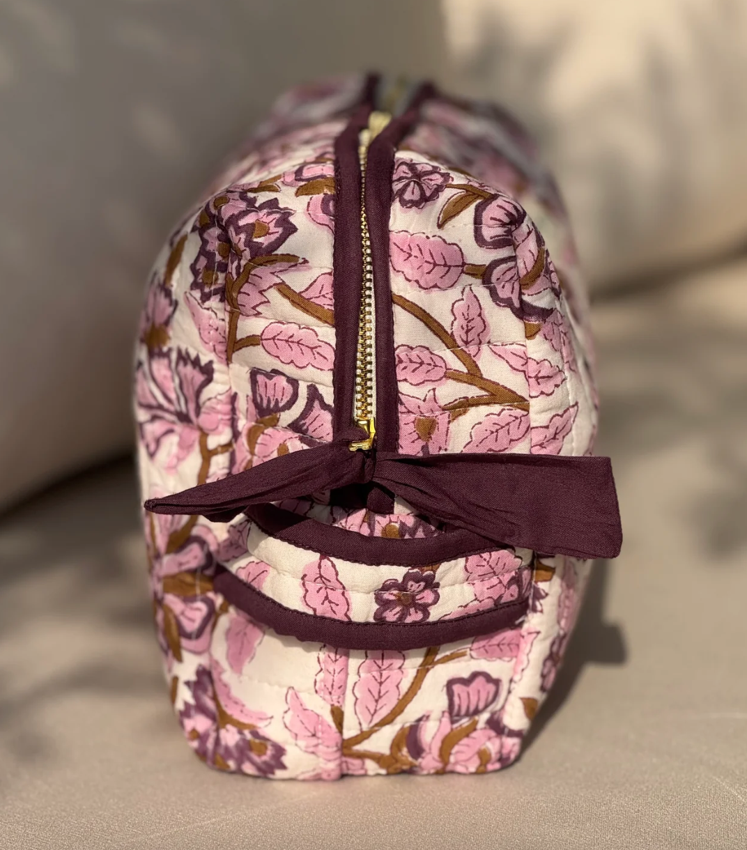 Petite trousse Carthage prune - Byzantine - Margothe