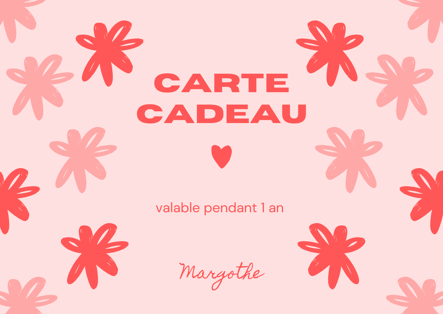 Carte cadeau Margothe - Margothe