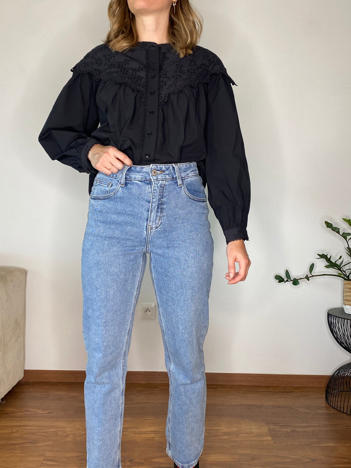 Blouse Albertine noire - Margothe