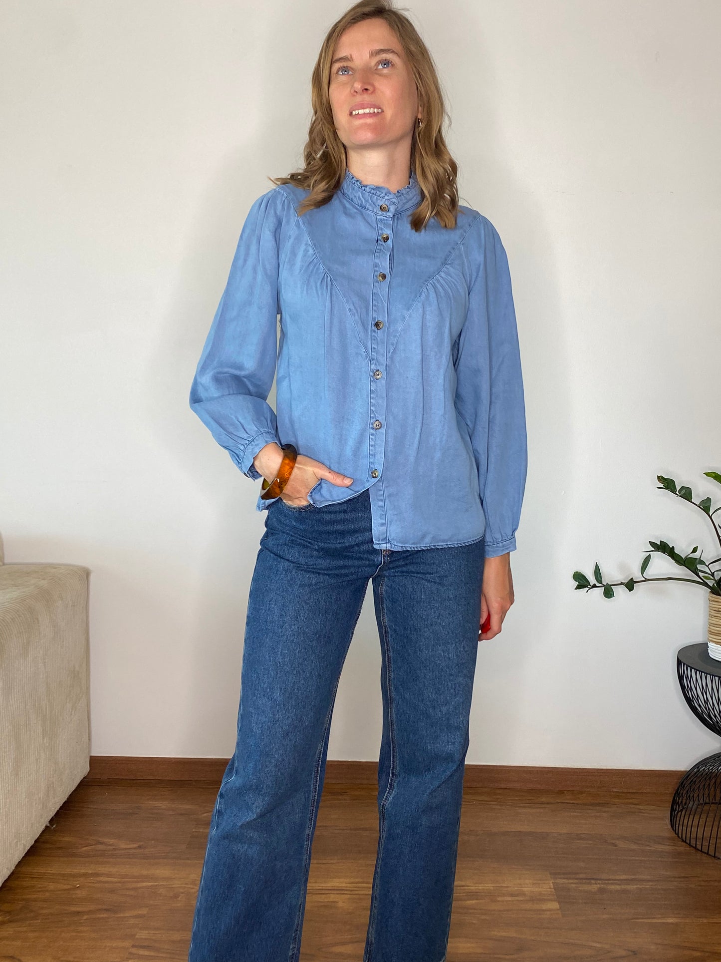 Blouse Therese bleue - Margothe