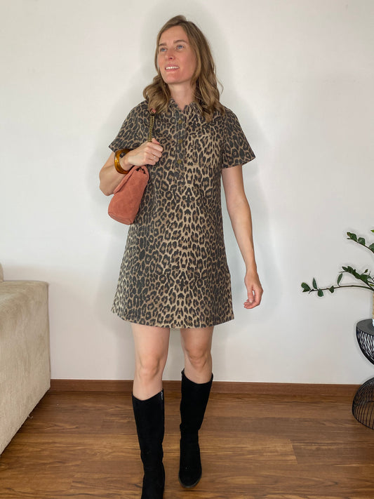 Robe Rouane léopard - Margothe