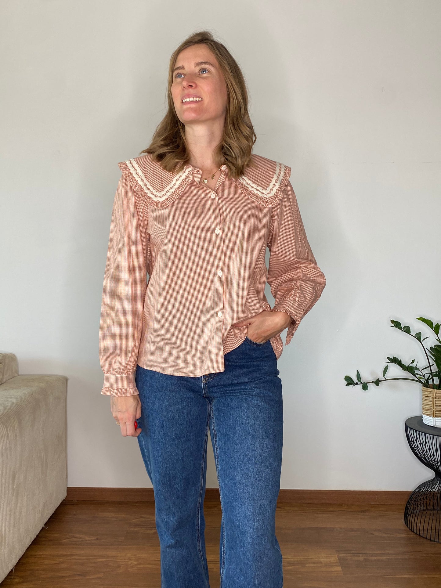 Blouse Isla grand col