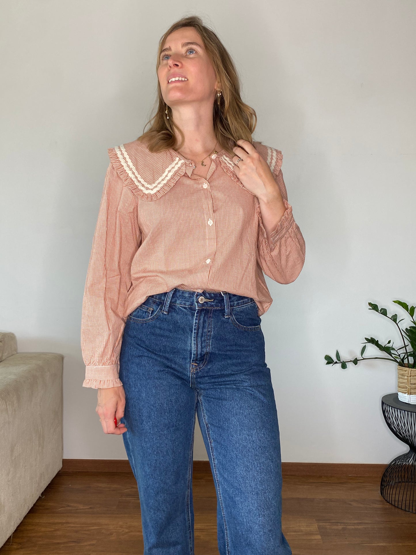 Blouse Isla grand col