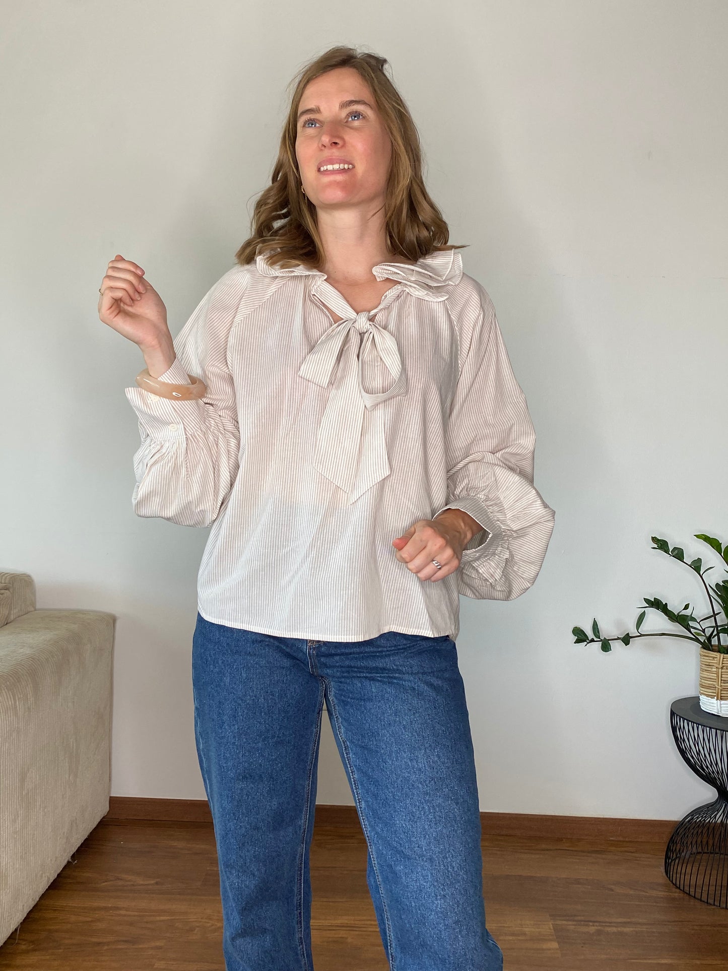 Blouse Freya col froufrou