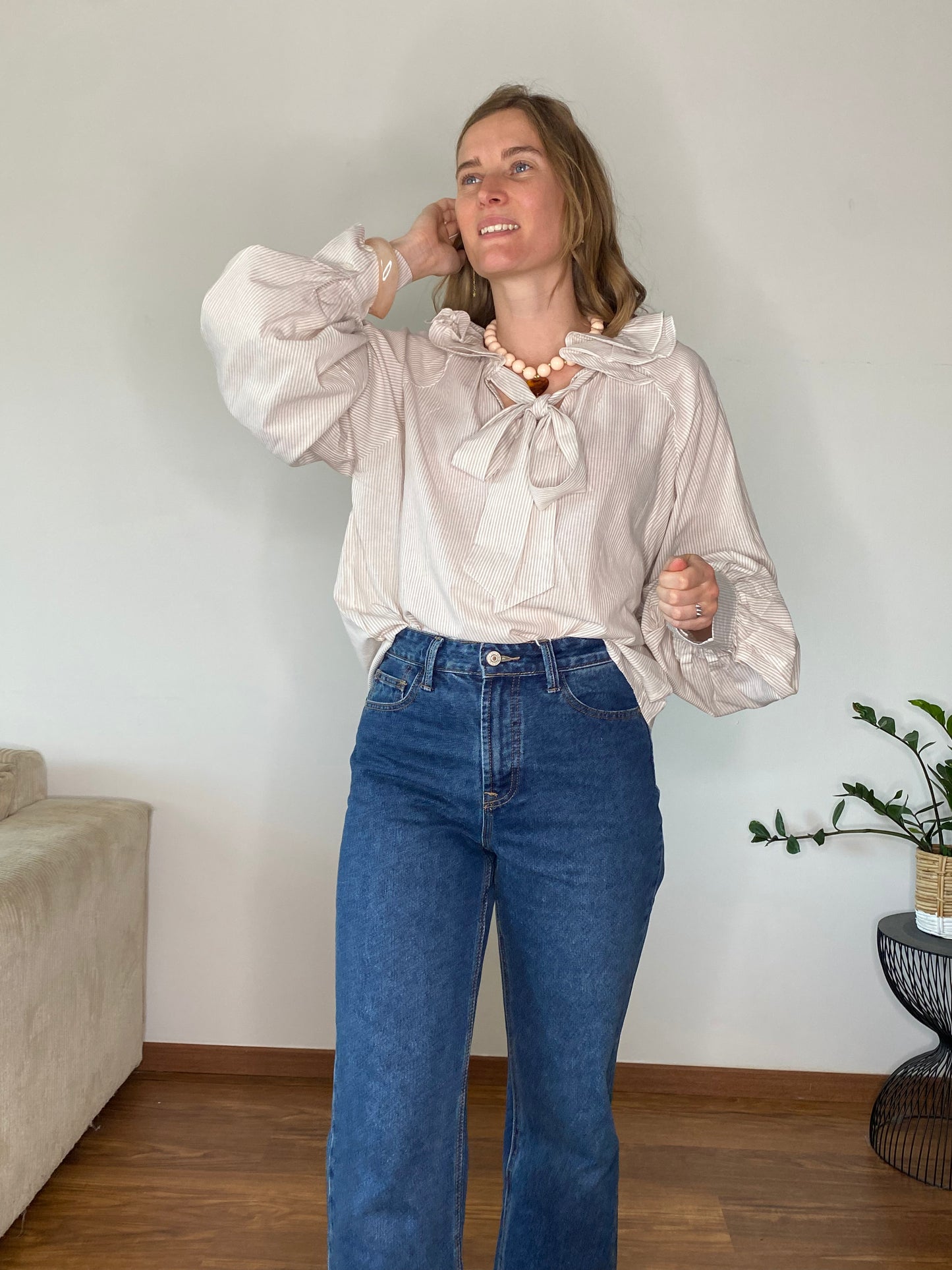 Blouse Freya col froufrou