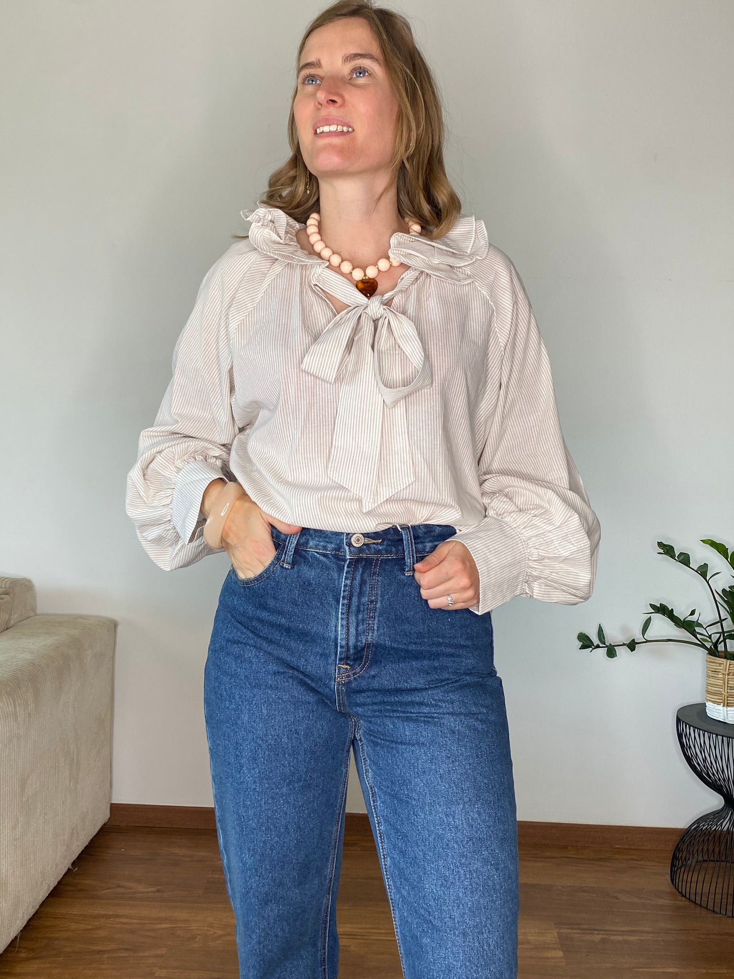 Blouse Freya col froufrou