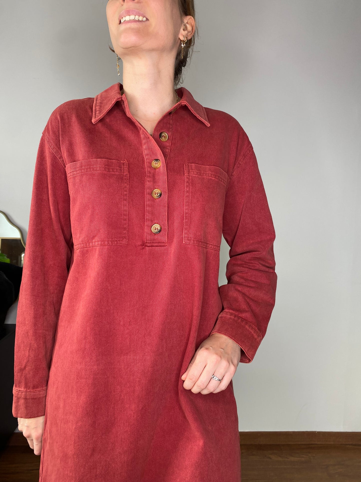 Robe Ella brique