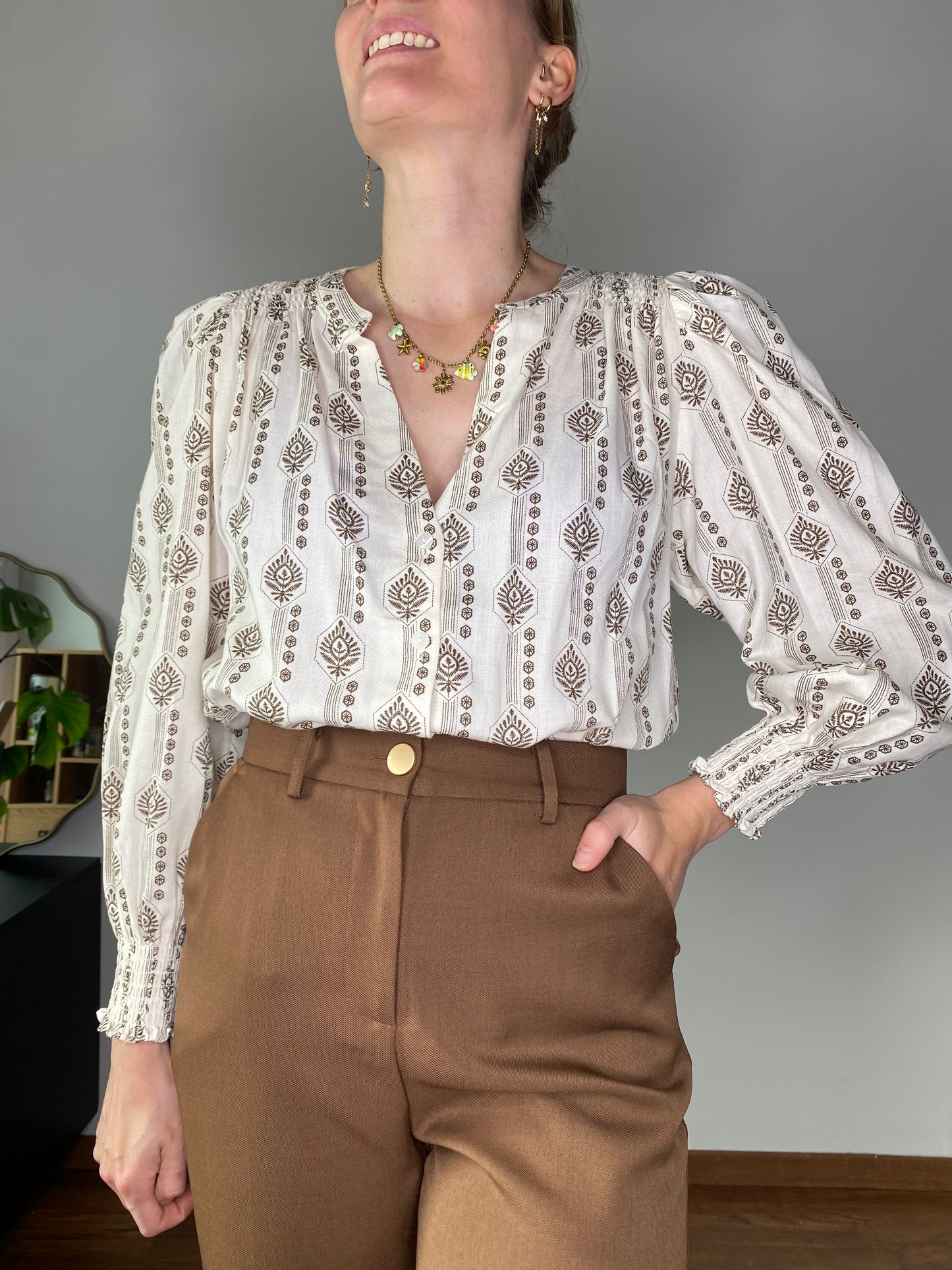 Blouse Emily chocolat