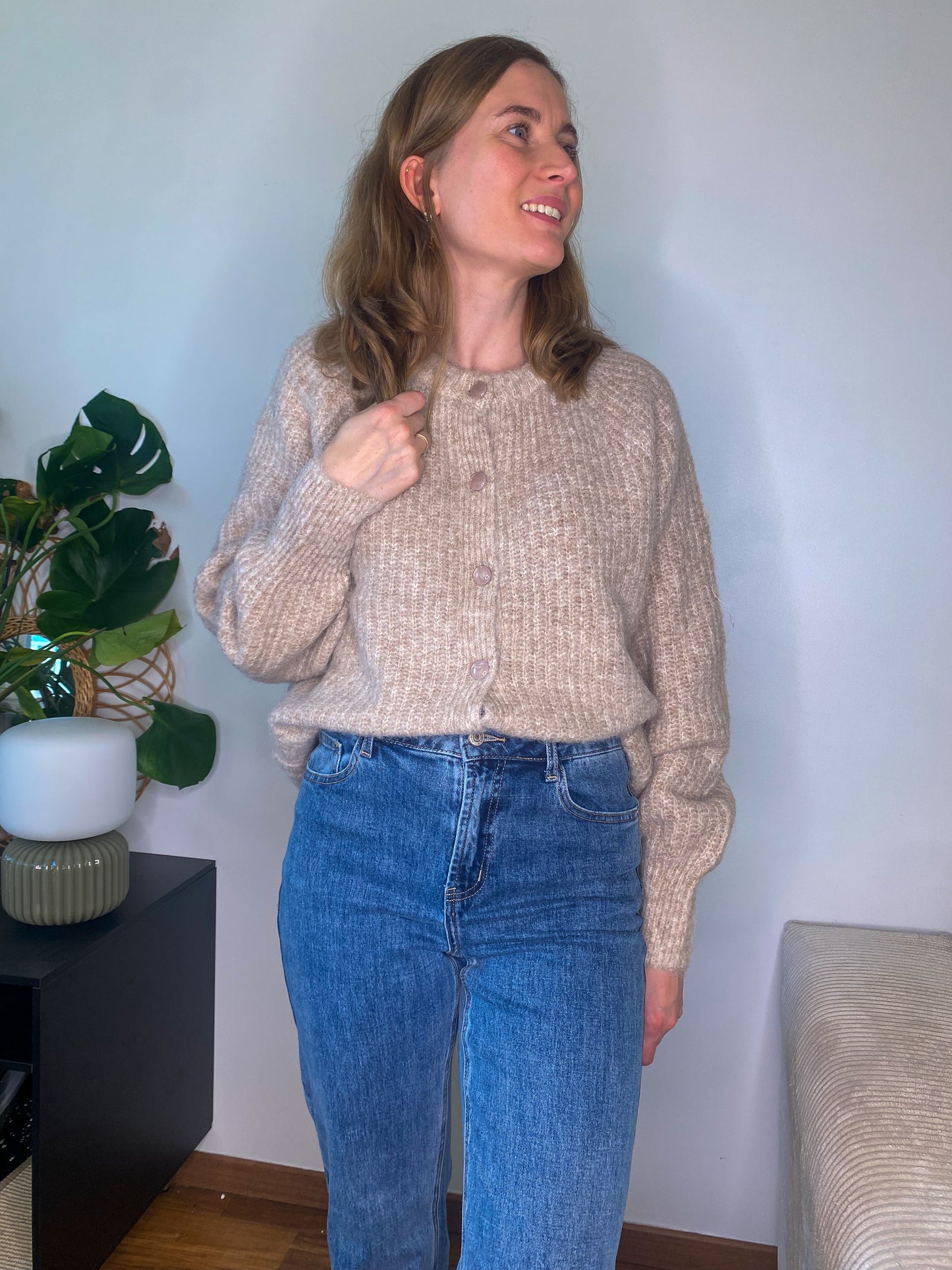 Gilet Emma beige laine