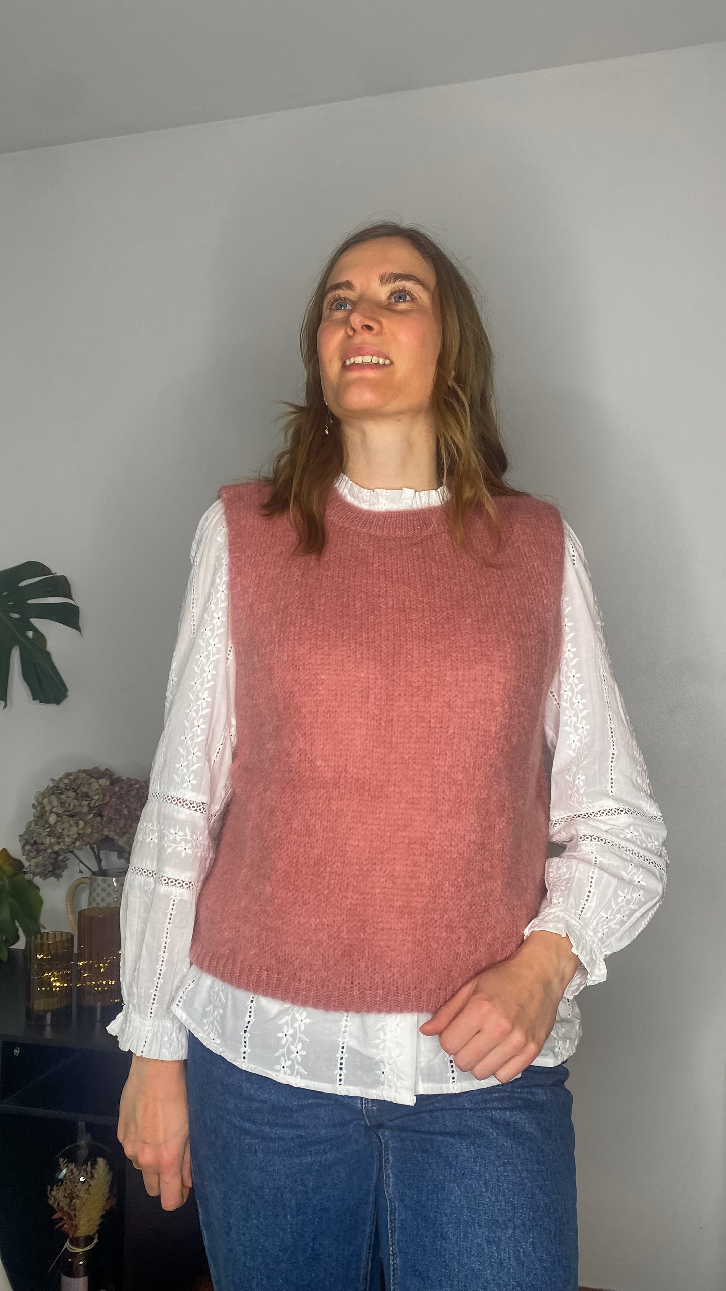 Pull Ariel vieux-rose