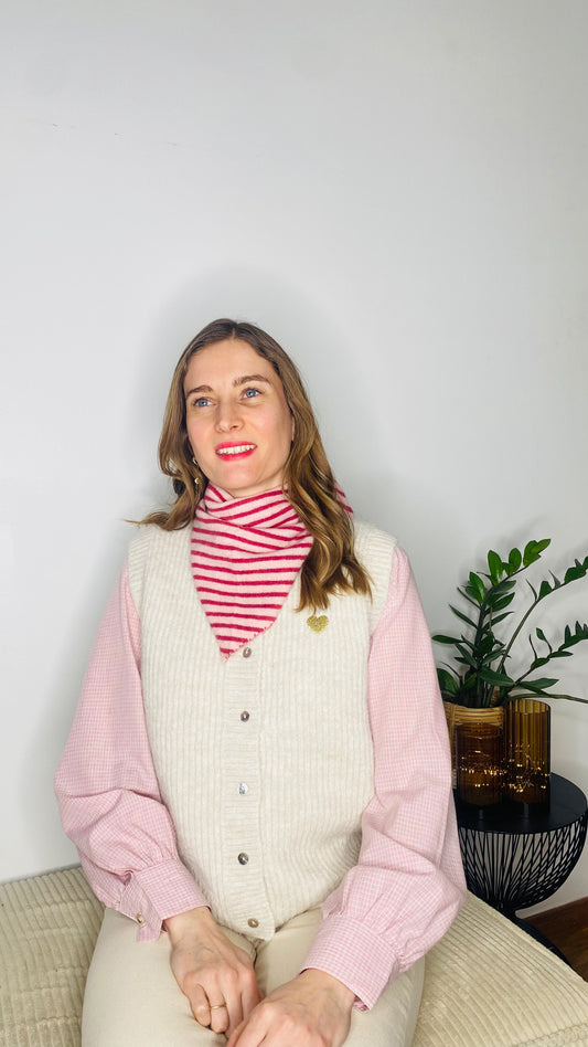 Gilet Orane écru - Margothe