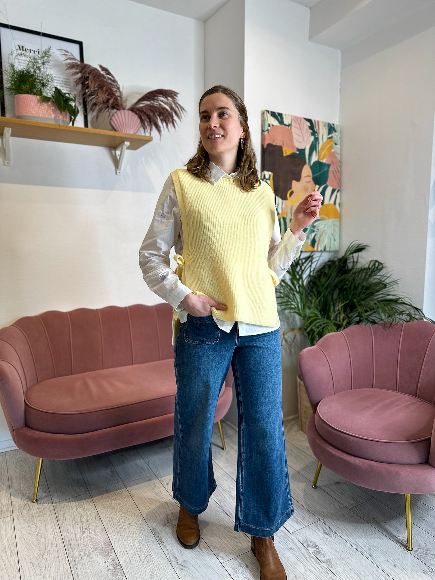 Jean Anne wide denim - Margothe