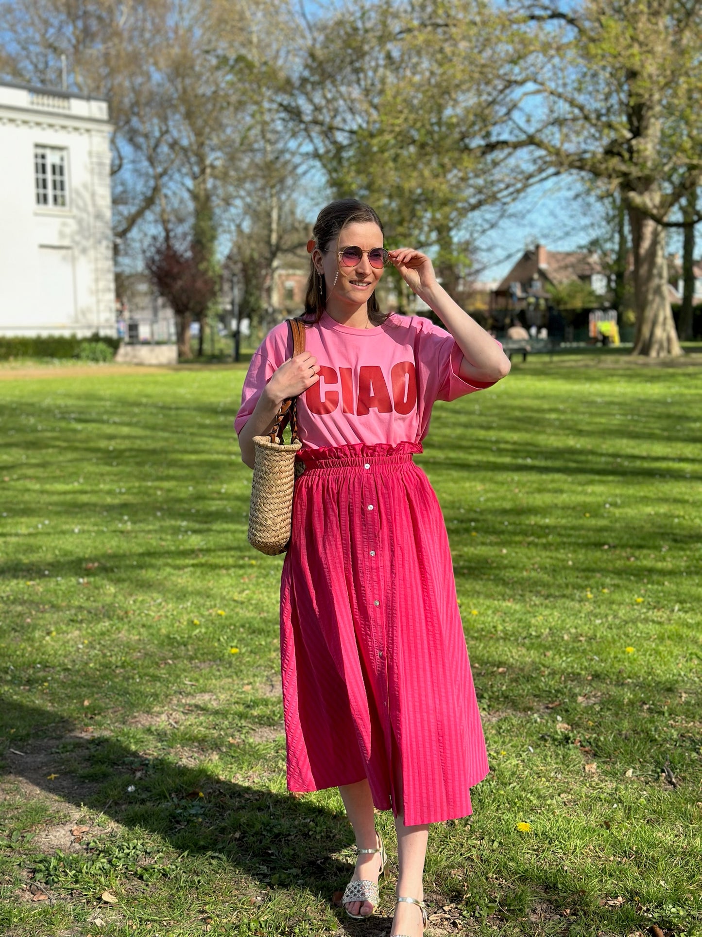T-shirt CIAO rose