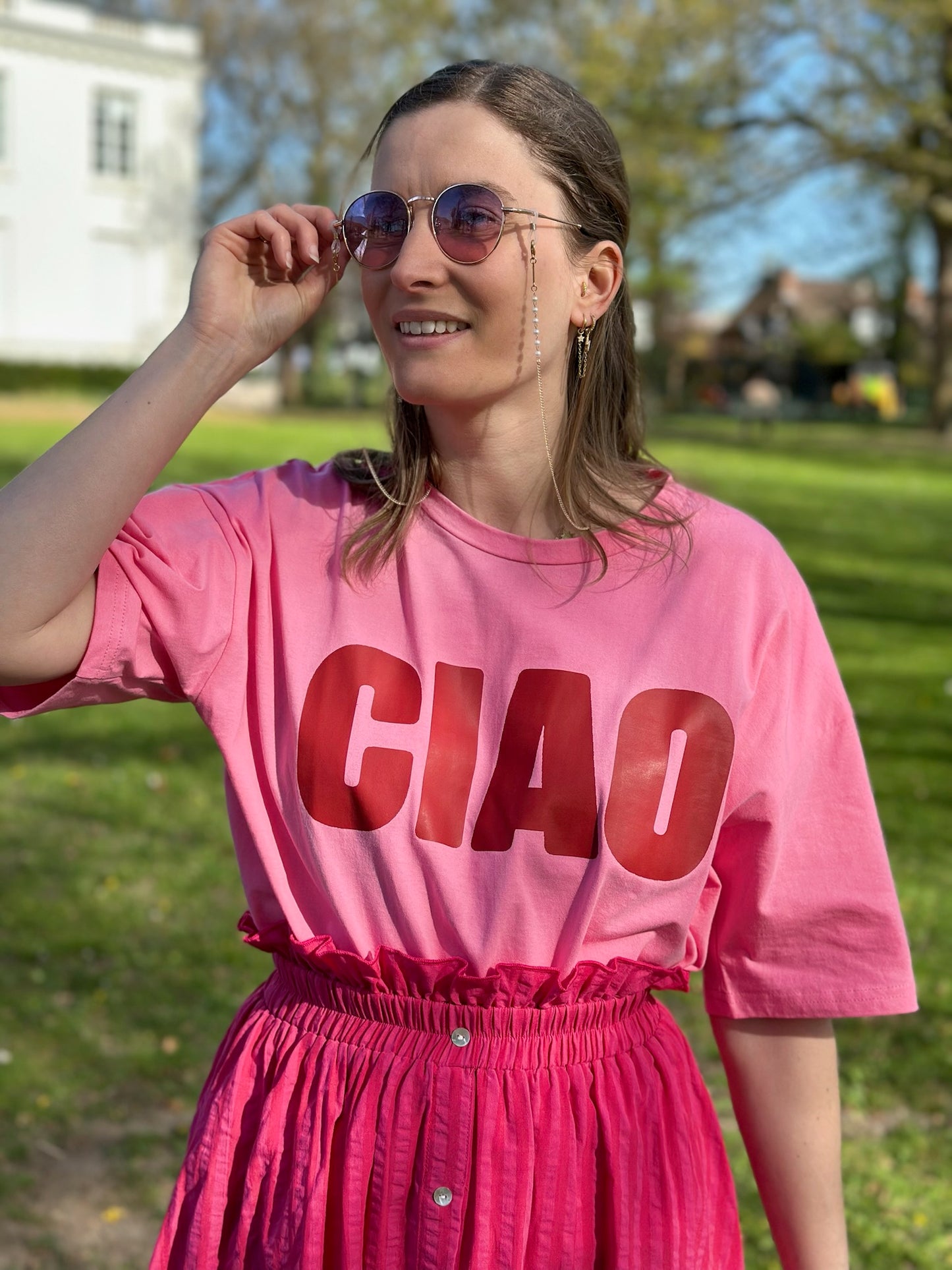T-shirt CIAO rose