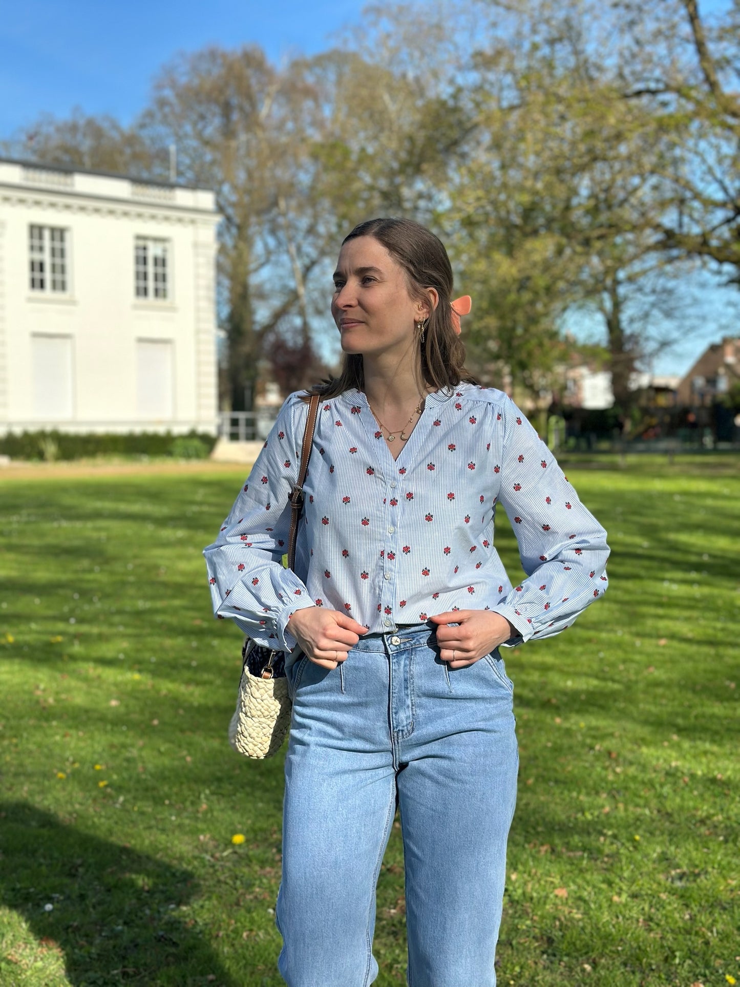 Blouse Anaelle bleu