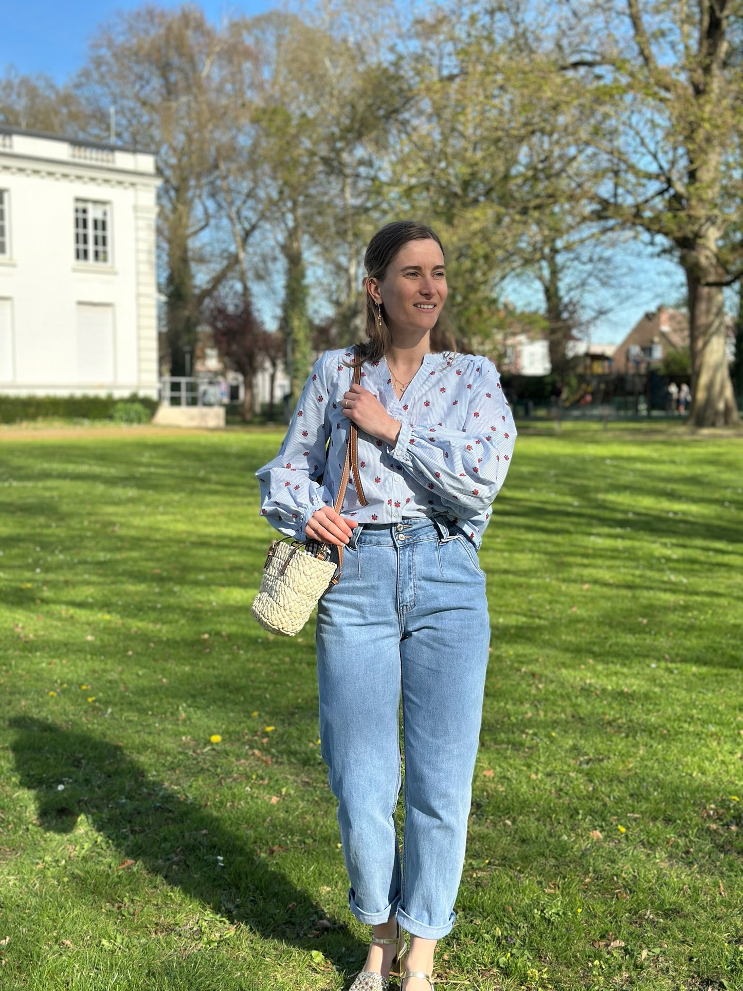 Blouse Anaelle bleu