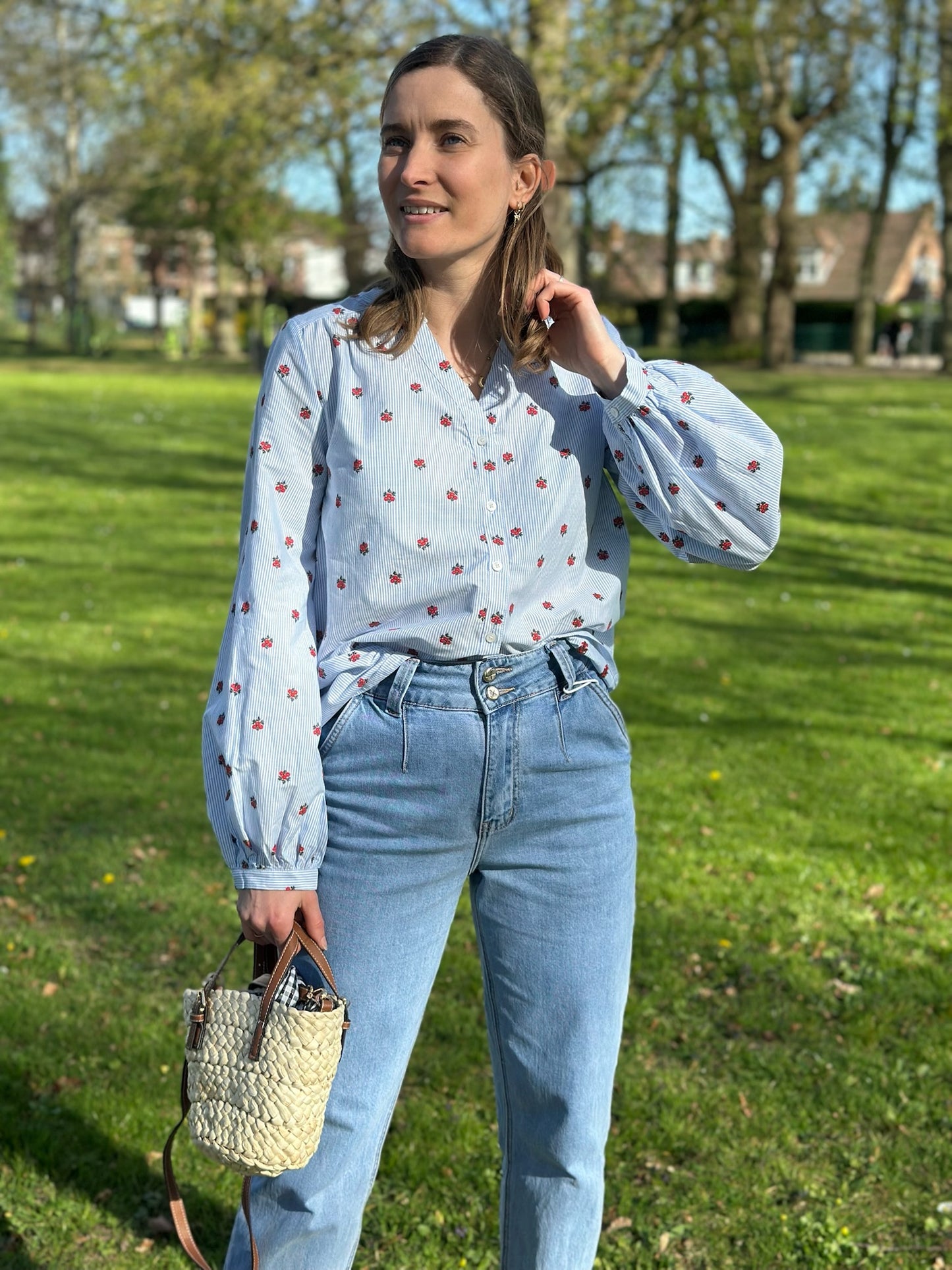 Blouse Anaelle bleu