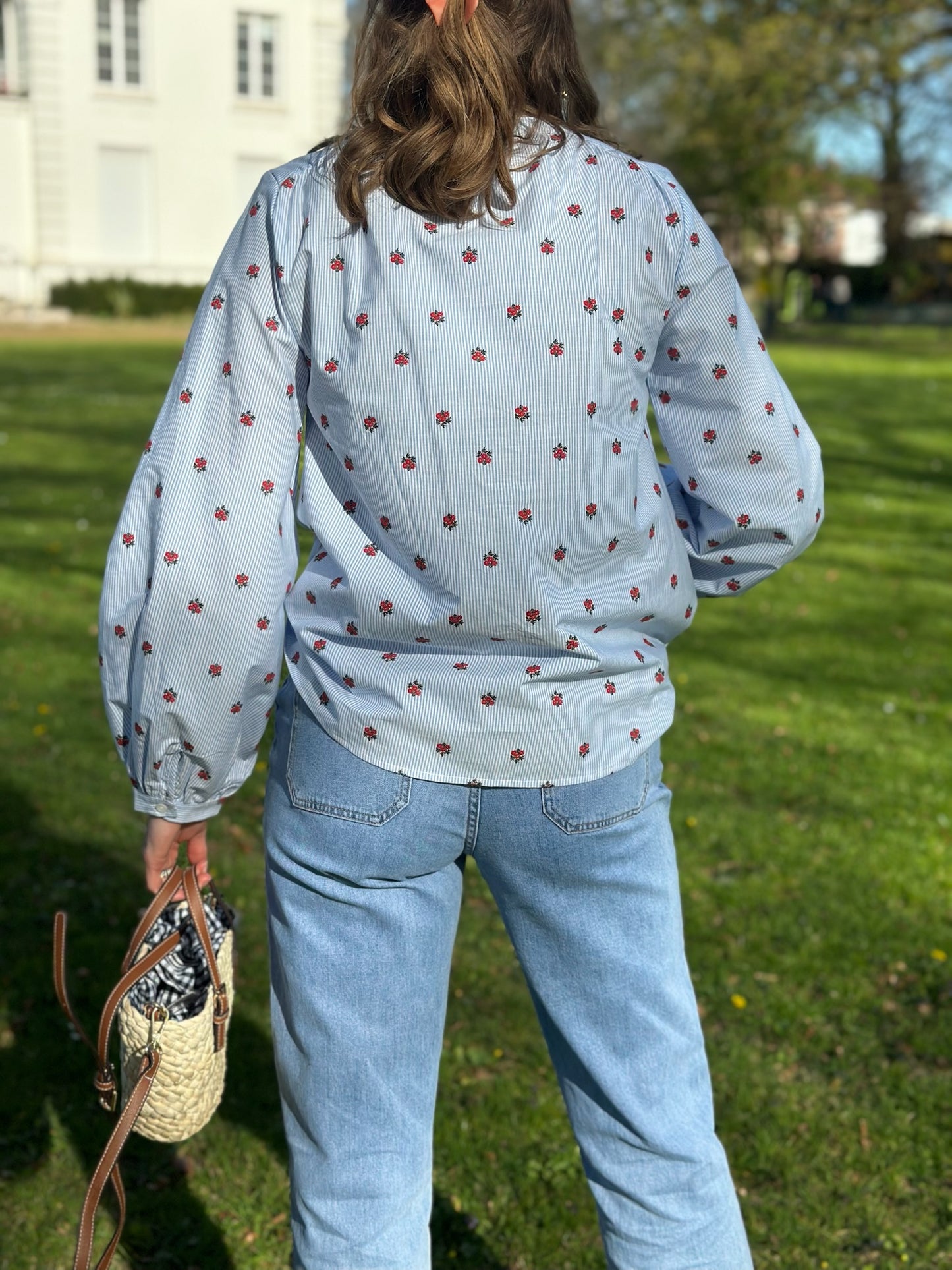 Blouse Anaelle bleu