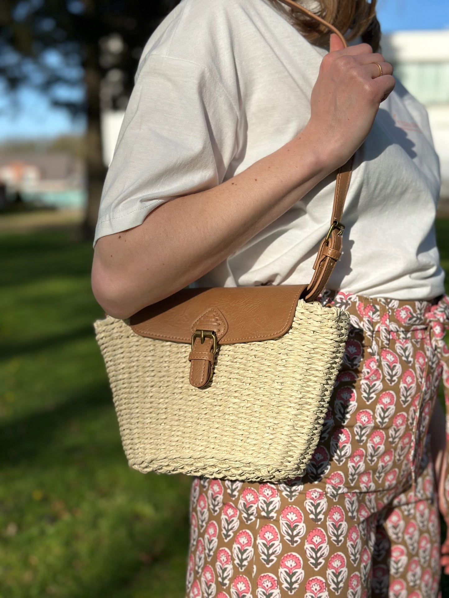 Sac paille Gabriele