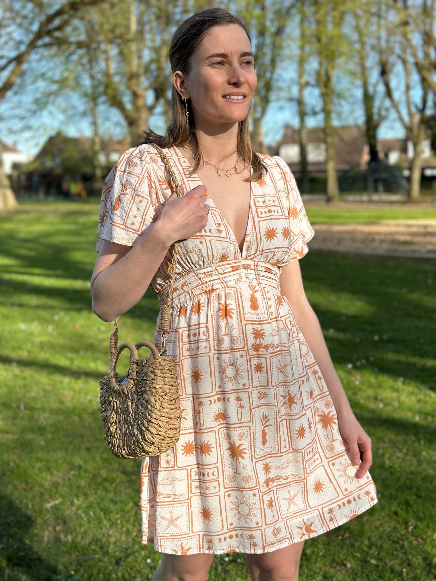 Robe Maura écru