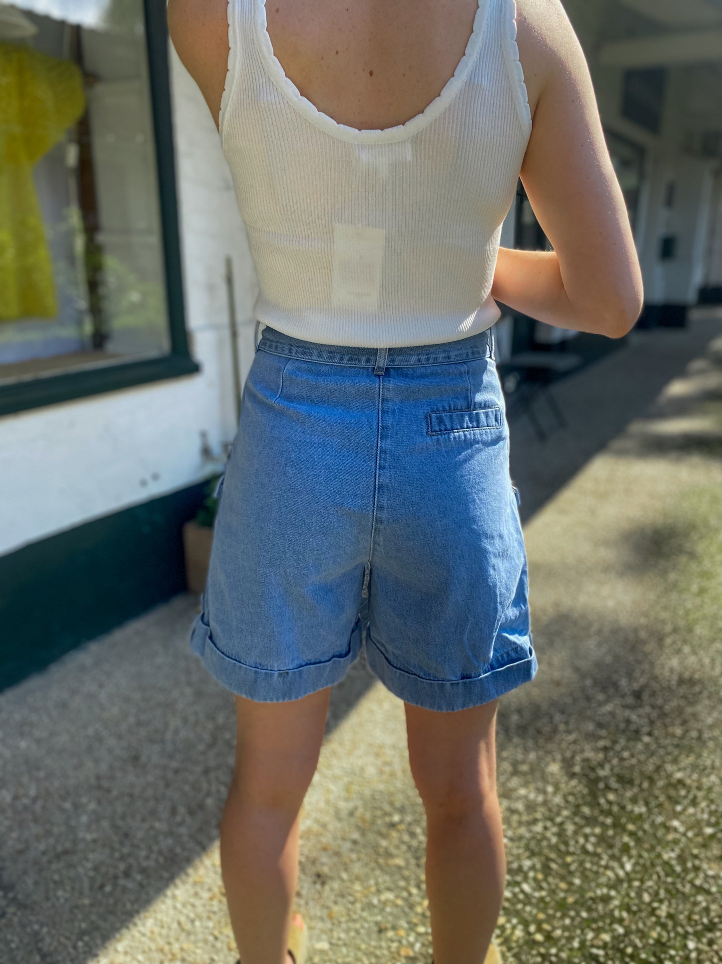 Short Daniela denim bleu - Margothe