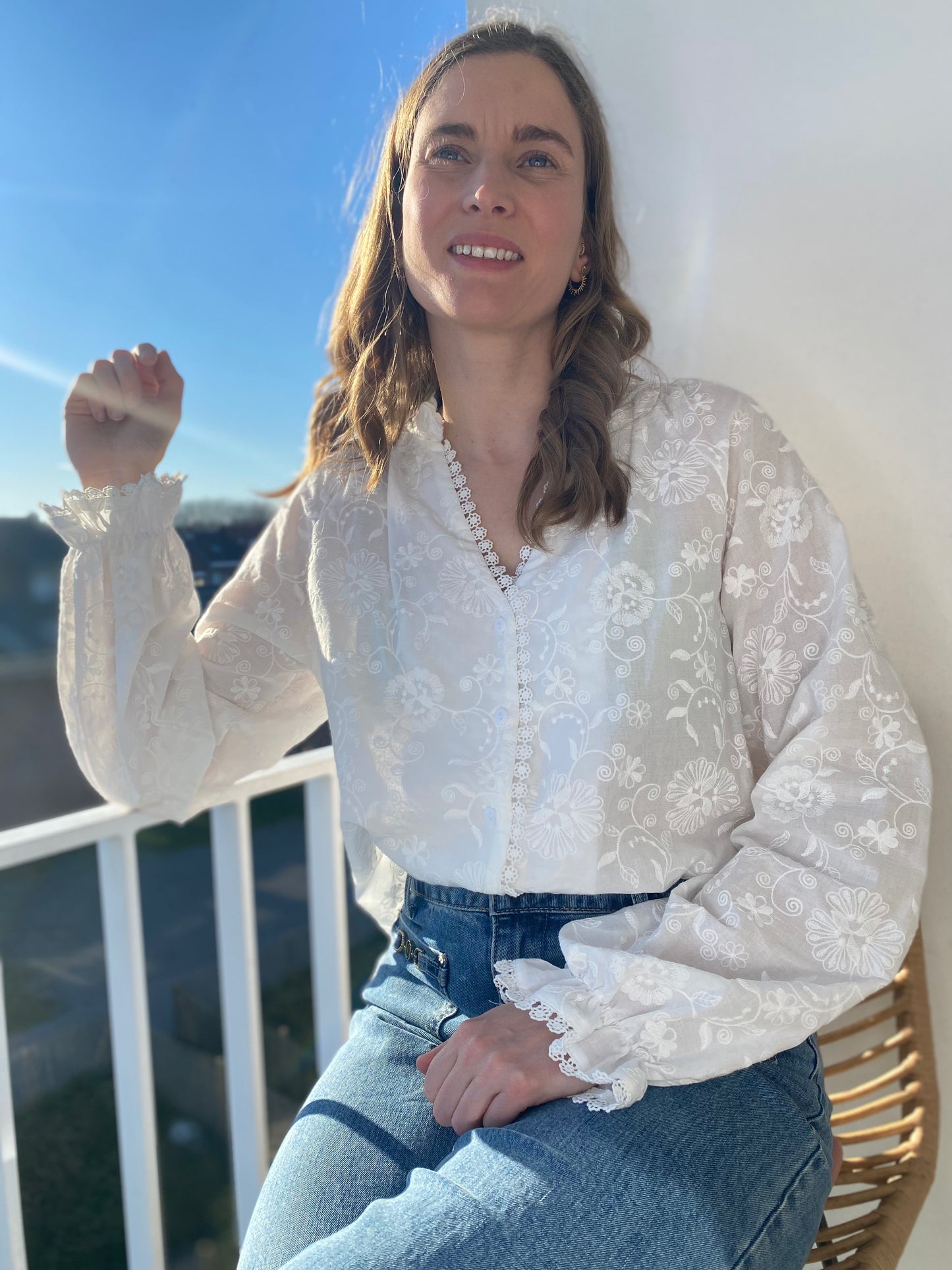 Chemise Julie blanche - Margothe