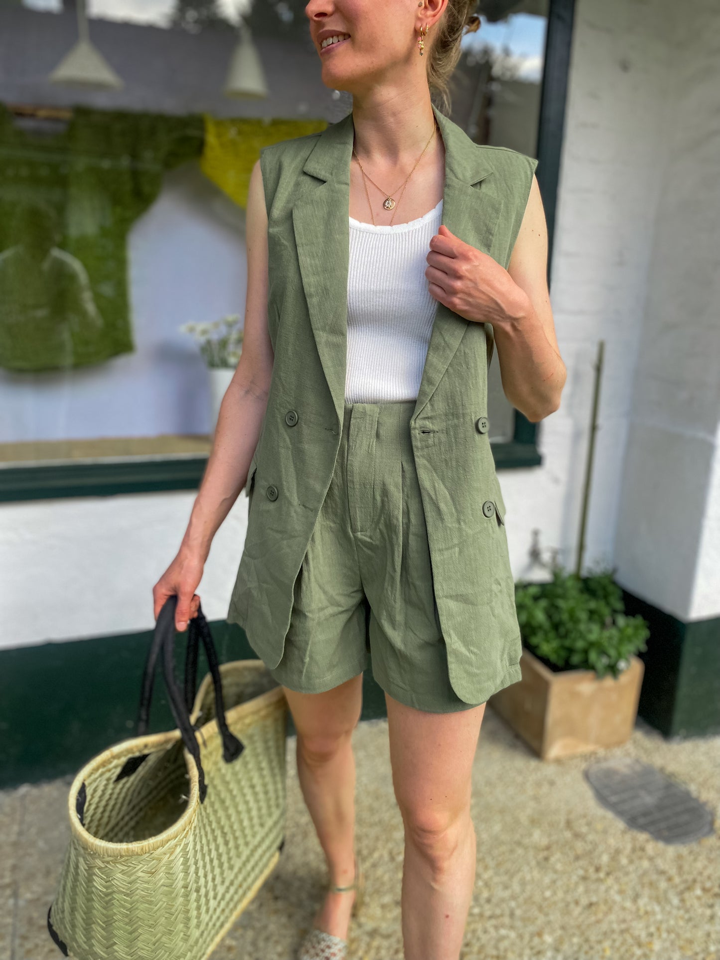 Short Carla kaki - Margothe