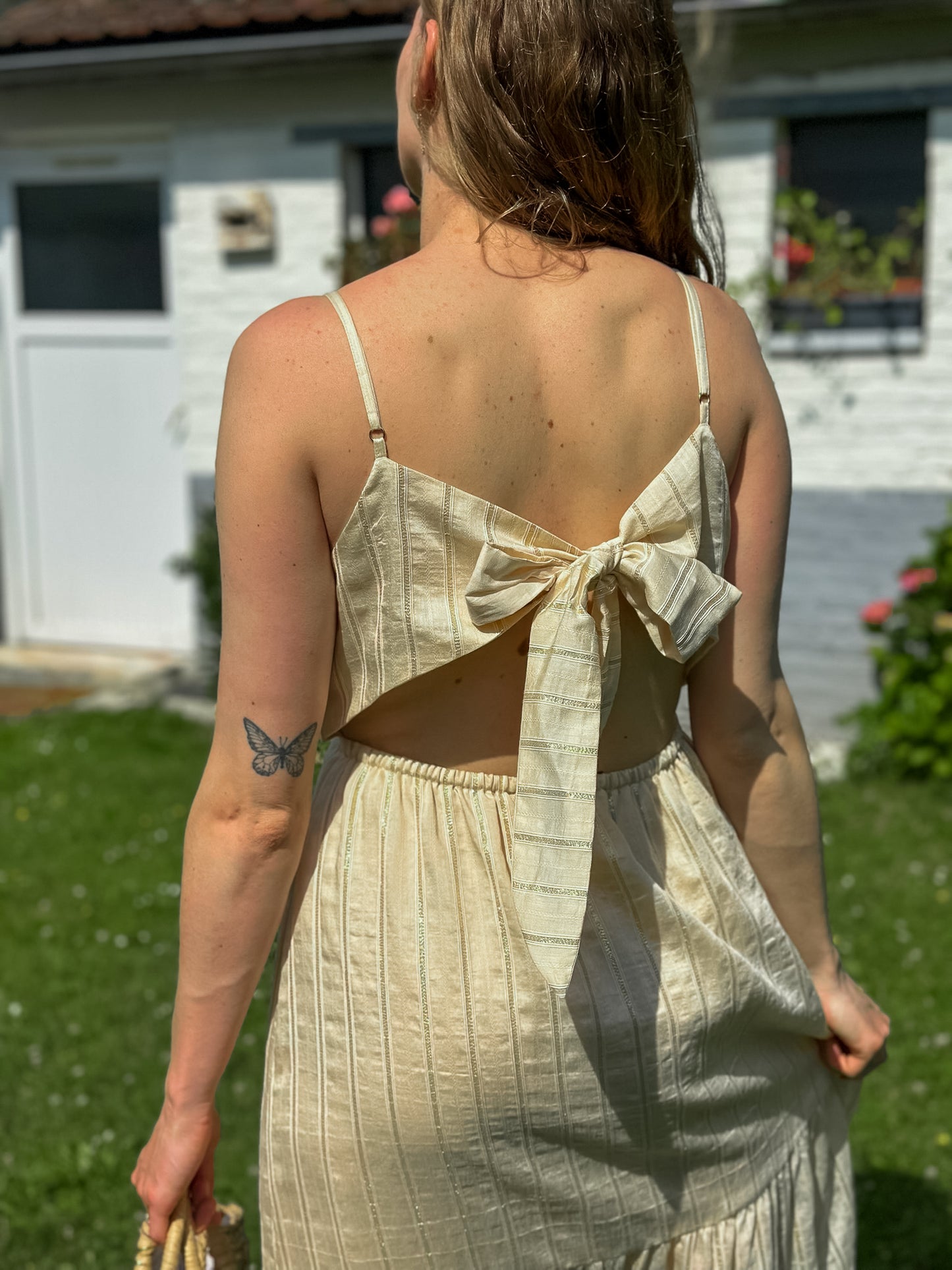 Robe Trecy ivoire et doré