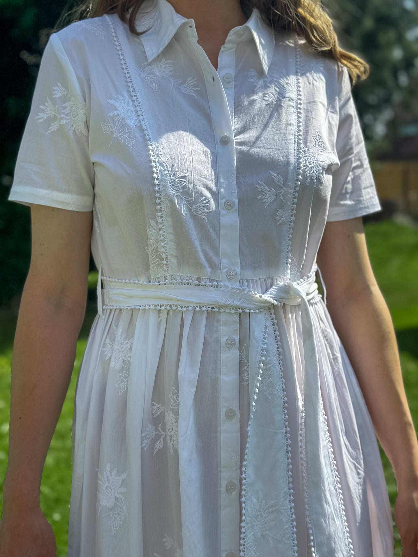 Robe longue Vista blanche