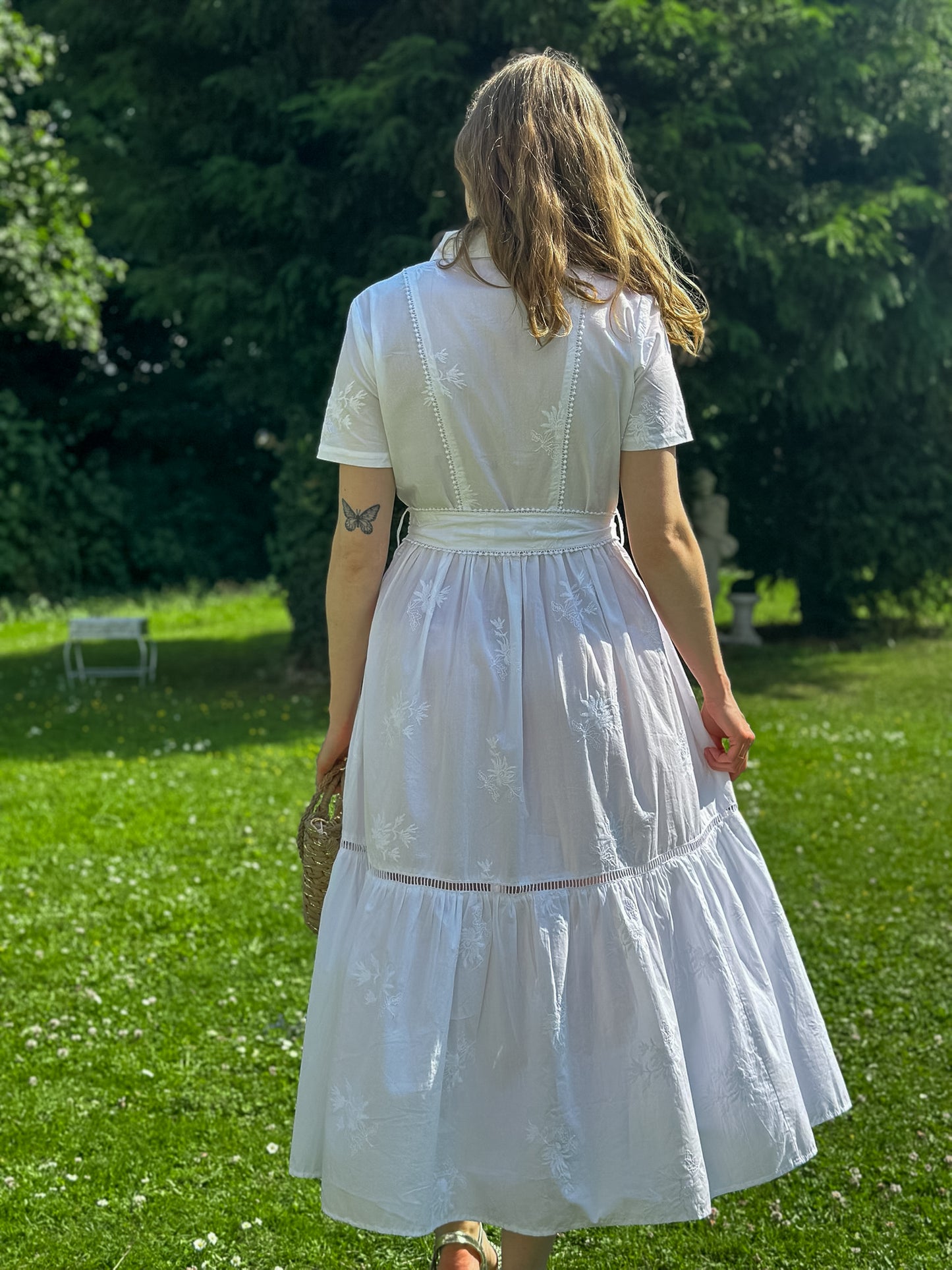 Robe longue Vista blanche