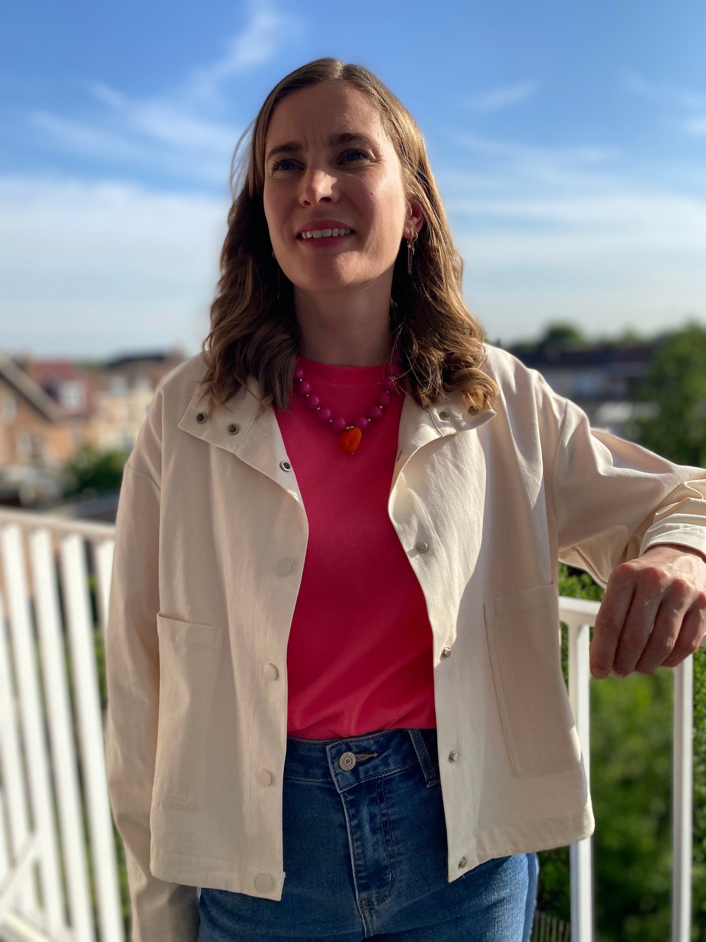 Veste Flore beige - Margothe