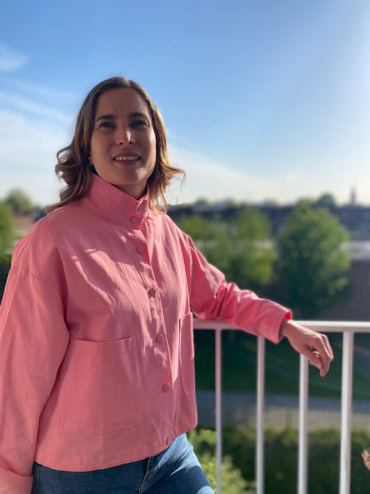 Veste Flore rose - Margothe