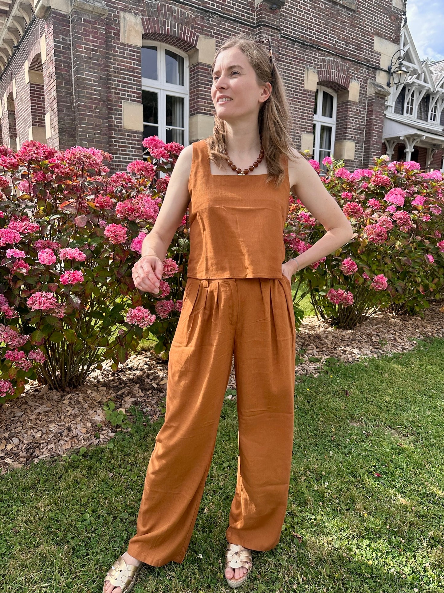 Pantalon Mauro marron