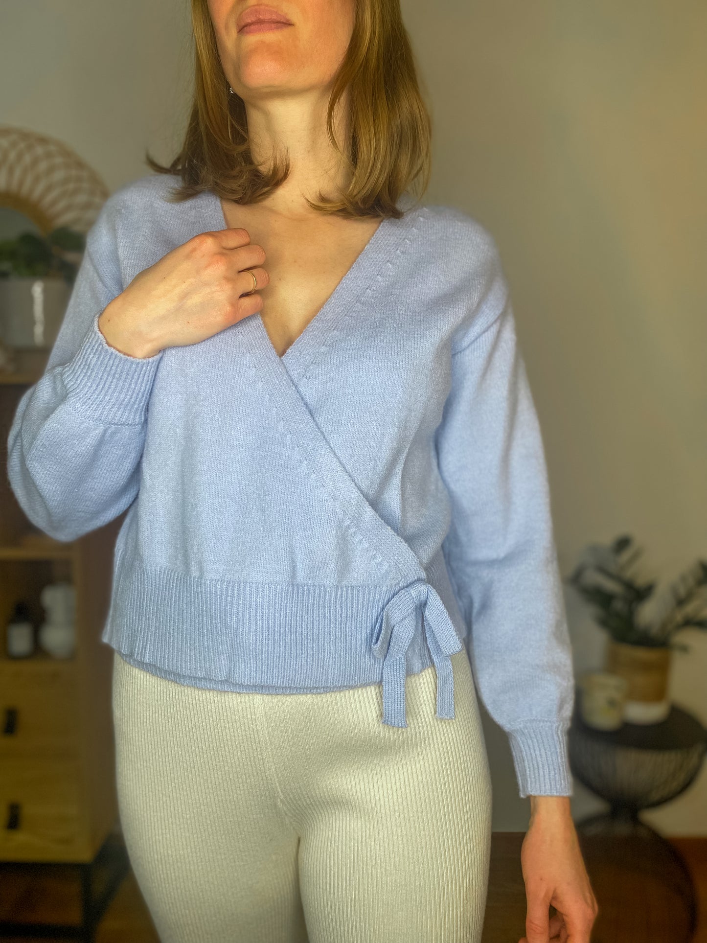 Gilet Grace bleu ciel - Margothe