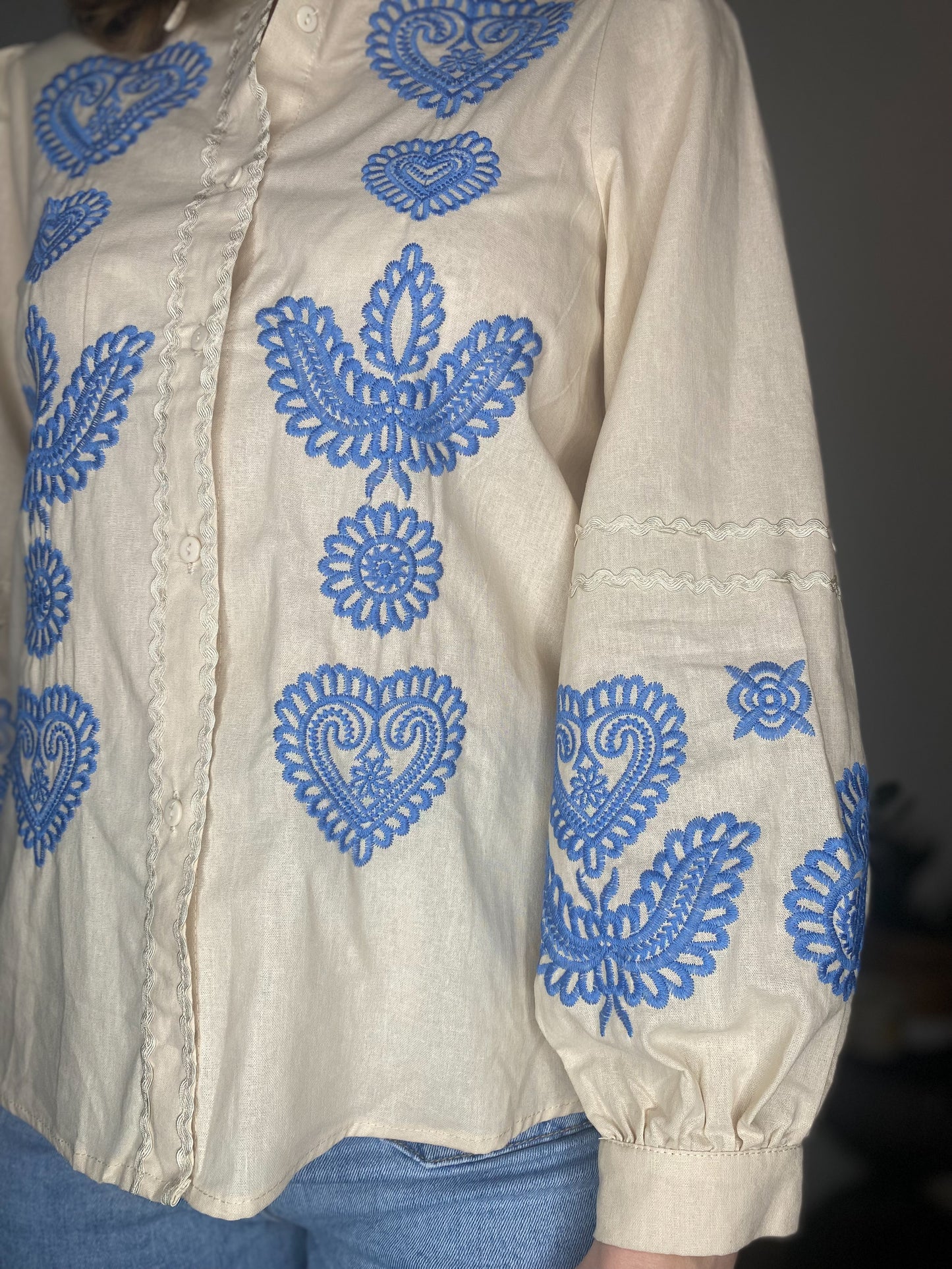 Chemise Mathilde beige - Margothe