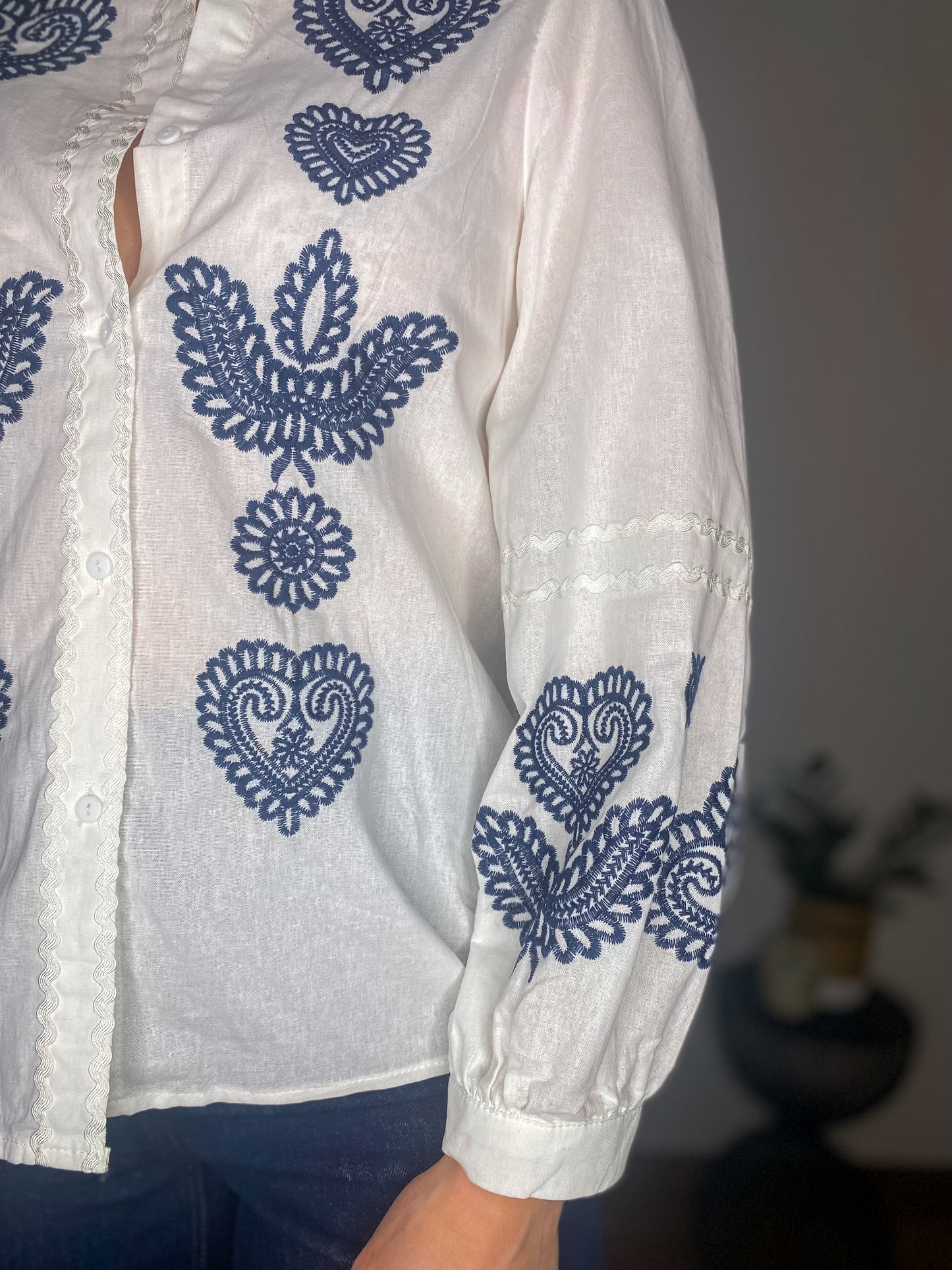 Chemise Mathilde bleu marine - Margothe