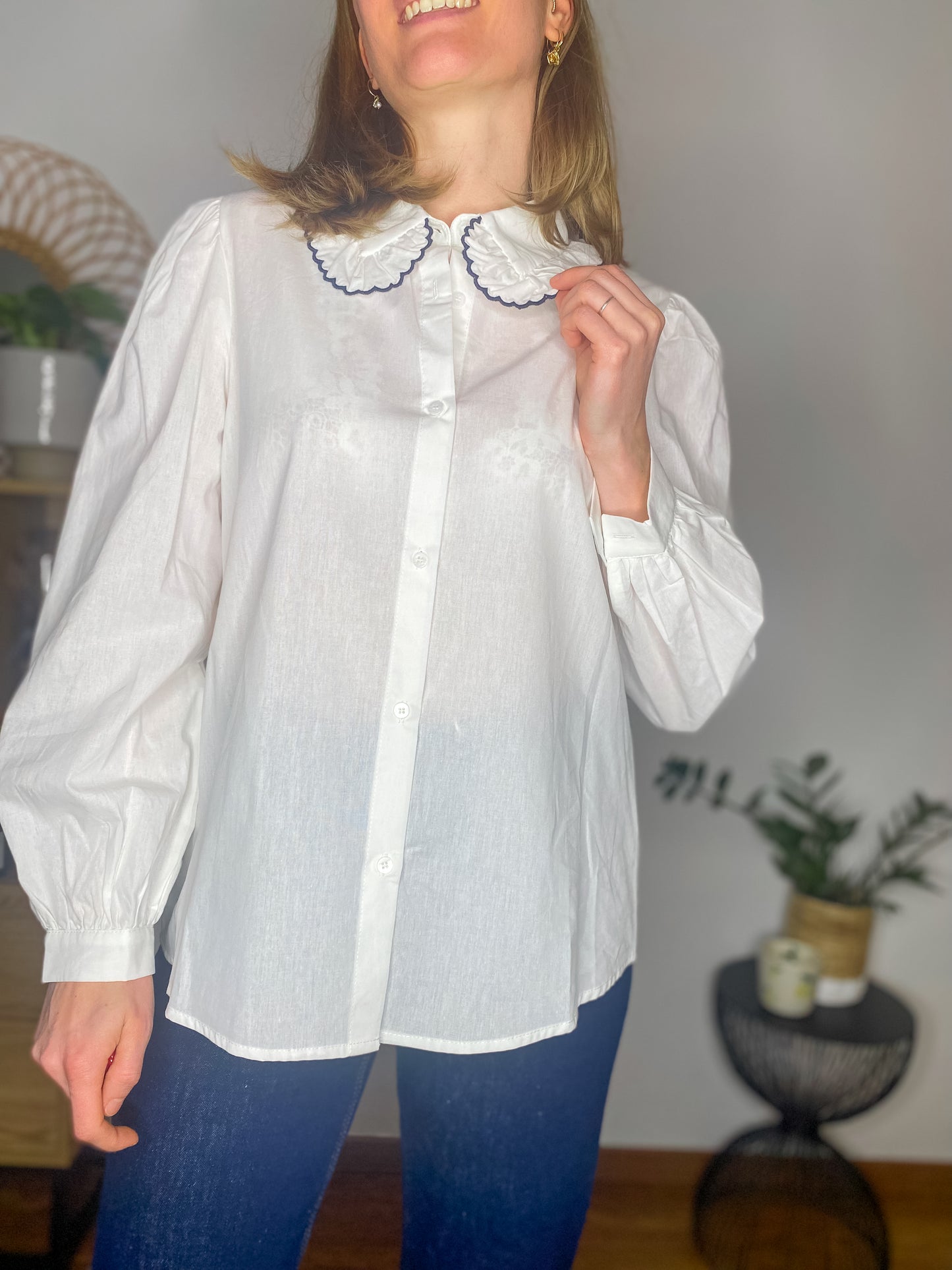 Chemise Aurora blanche - Margothe