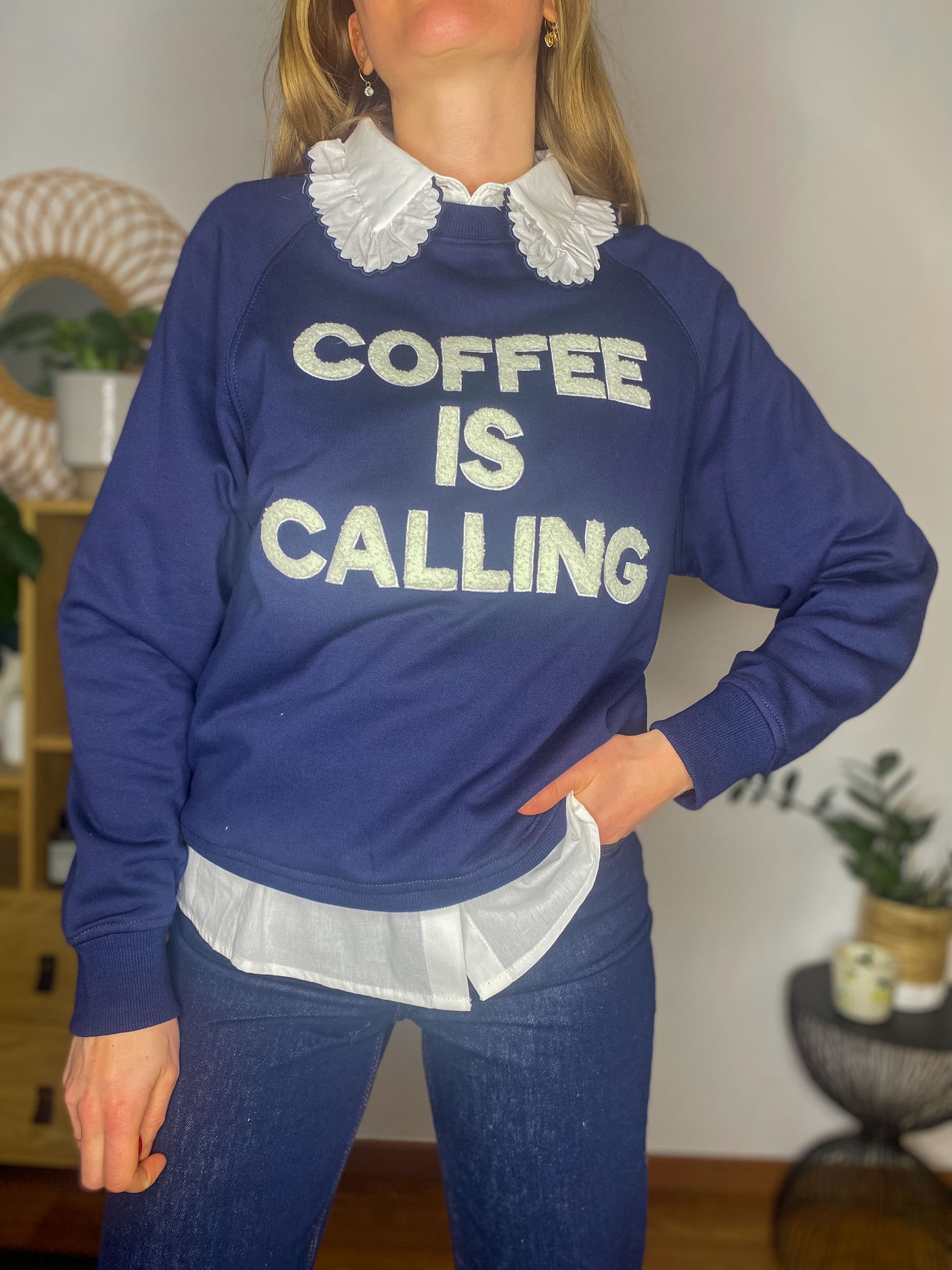 Sweat Coffee bleu - Margothe